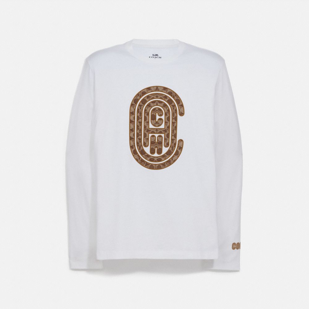 COACH® | Coach Graphic Long Sleeve T Shirt