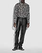 COACH®,LEATHER PANTS,Leather,Black,Scale View