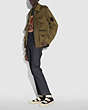 COACH®,REMOVABLE POCKET JACKET,Cotton/Synthetic,MILITARY GREEN,Scale View