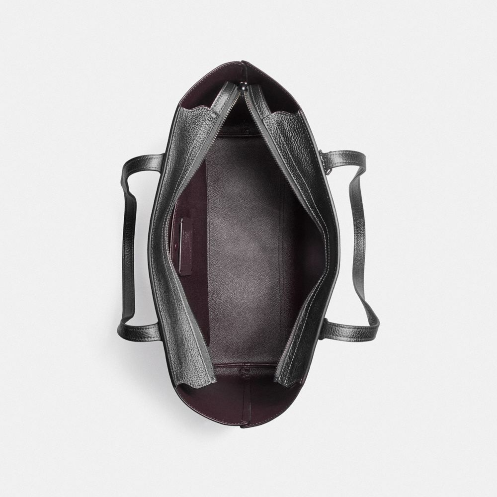 COACH®,Central Tote With Zip,,Inside View,Top View