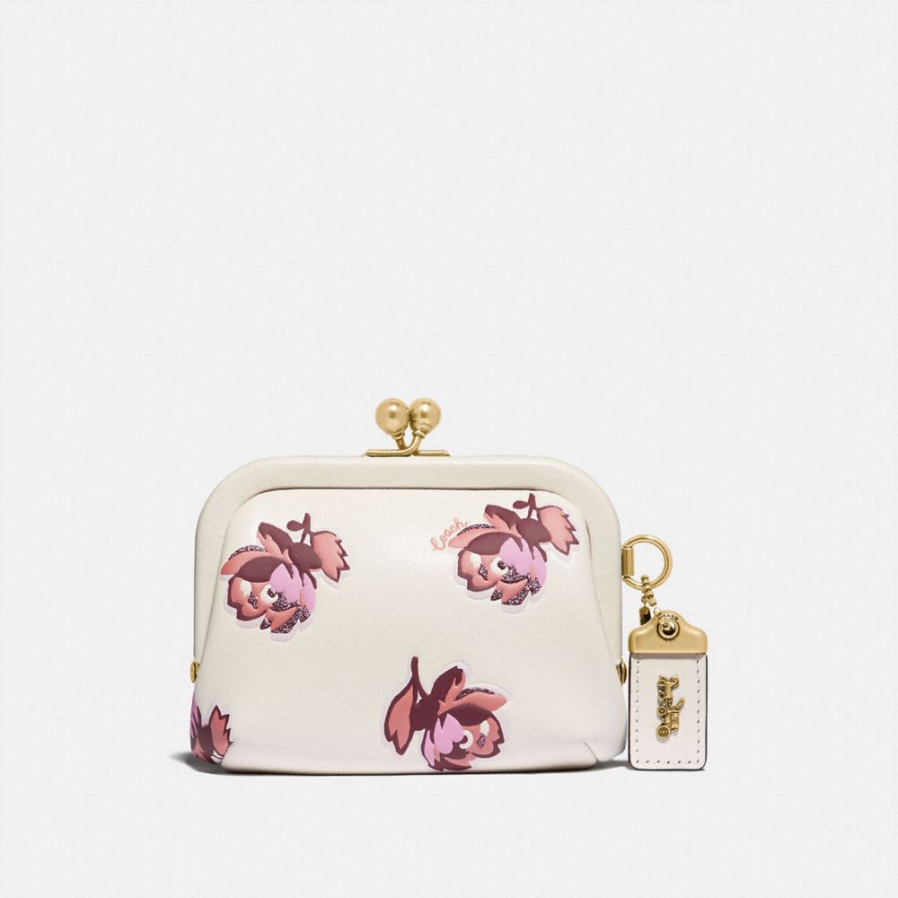 COACH Kisslock Coin Purse in Pink