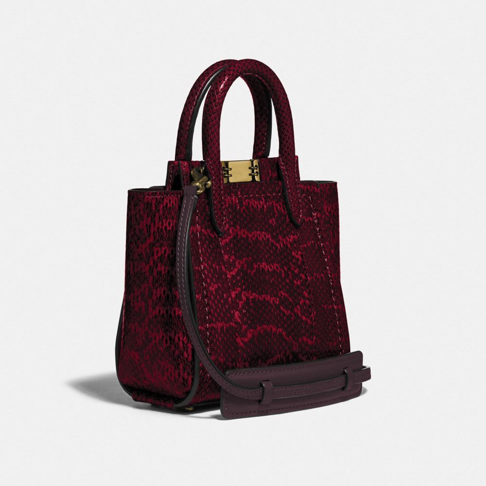 Coach snakeskin online tote