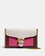 Tabby Chain Clutch In Colorblock