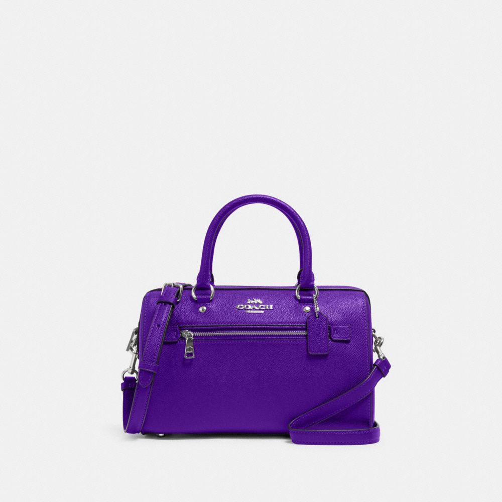 Coach 2024 purple satchel