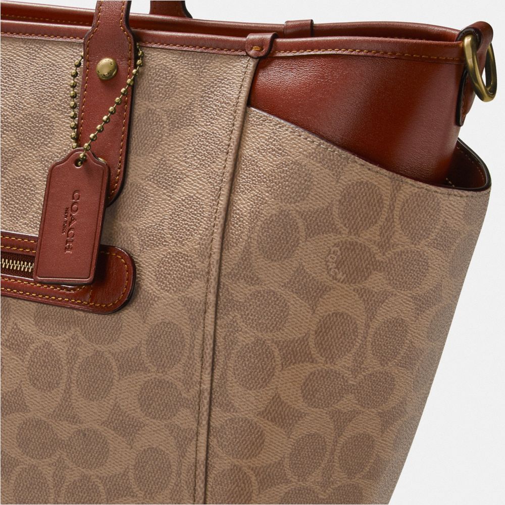 Coach Signature Coated Canvas Baby Messenger Bag