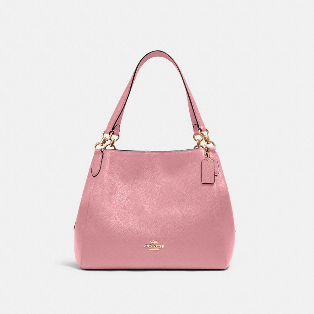 Coach pebble leather hallie shoulder bag sale