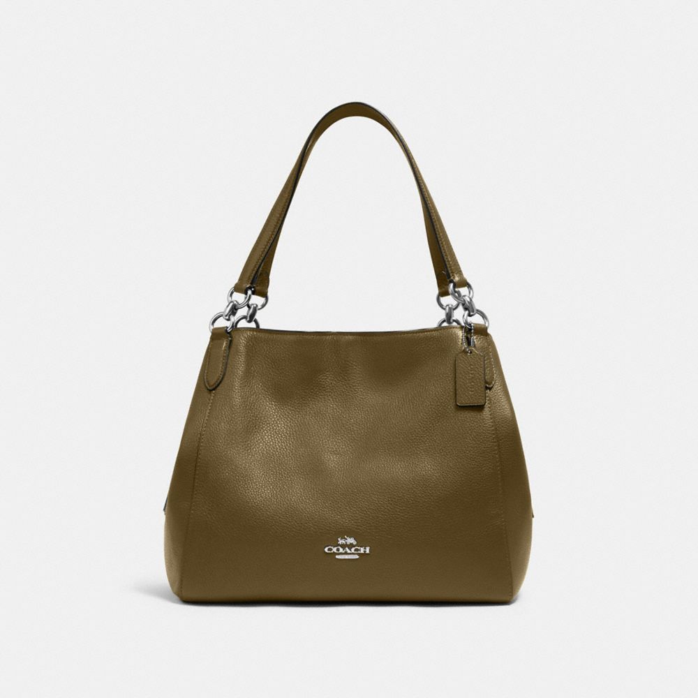 Coach pebble leather hallie shoulder bag sale