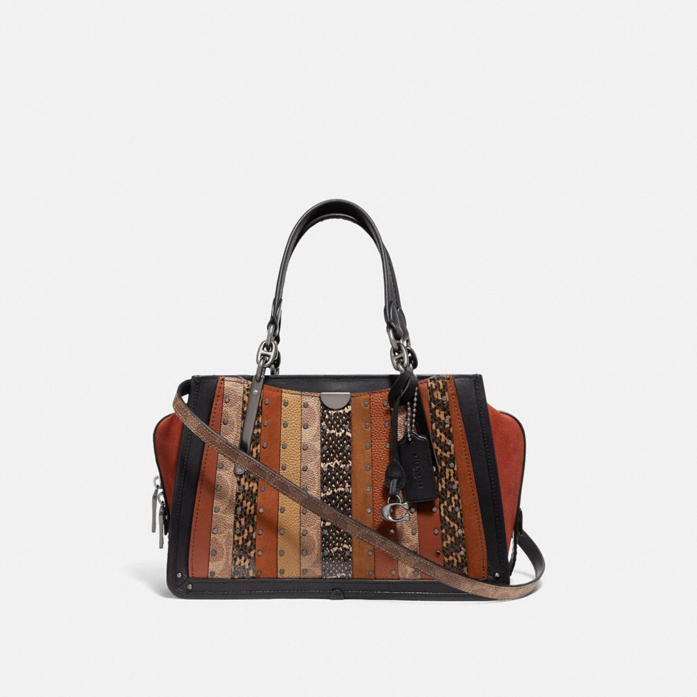 COACH Dreamer With Signature Canvas Patchwork Stripes And