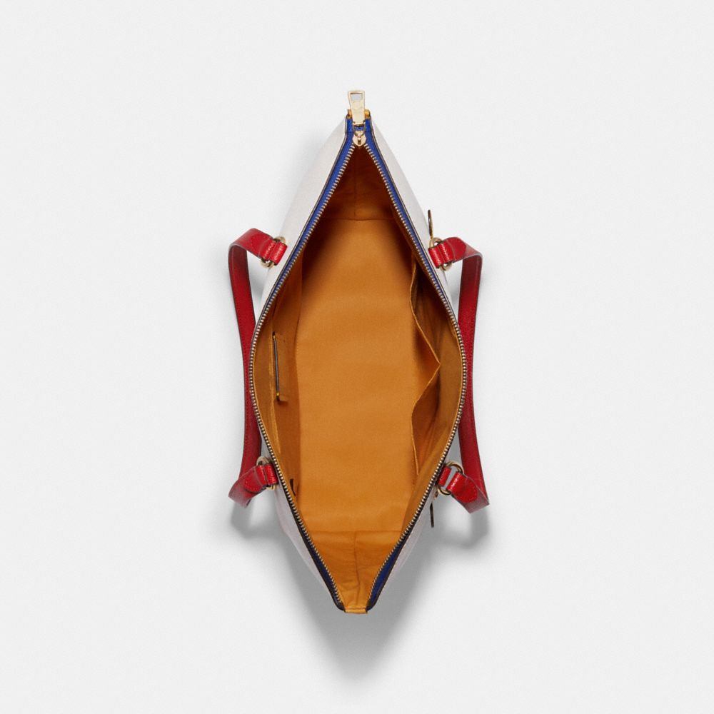 Gallery Tote Bag In Colorblock