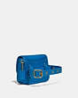 COACH®,MINI RAMBLER BELT BAG,Leather,Mini,Brass/BRIGHT MINERAL,Angle View