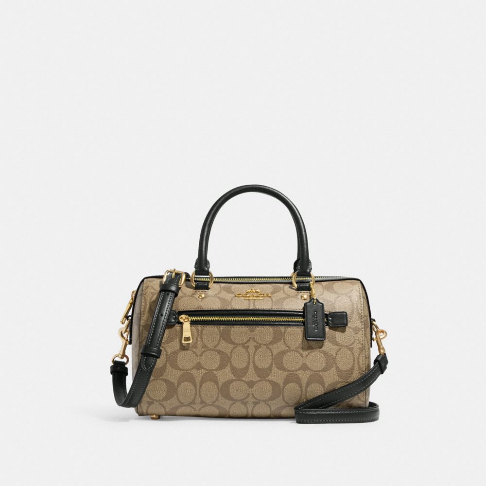 Buy Coach Coach Rowan Satchel Crossbody Bag - Black Online