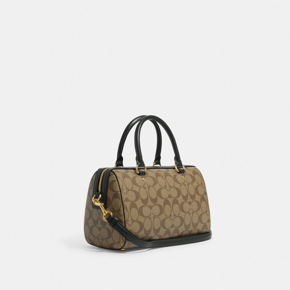 COACH® Outlet  Rowan Satchel In Signature Canvas