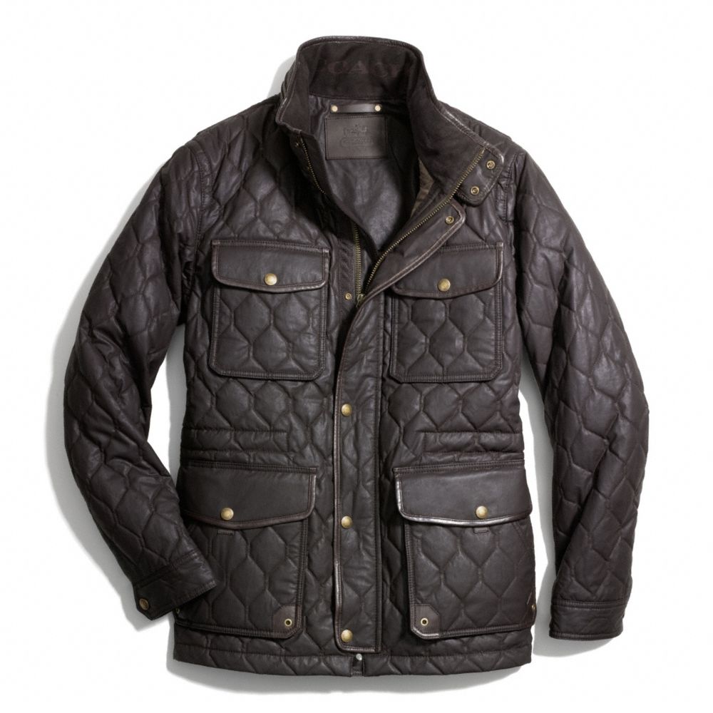 Waxed Quilted Wyatt Jacket | COACH®
