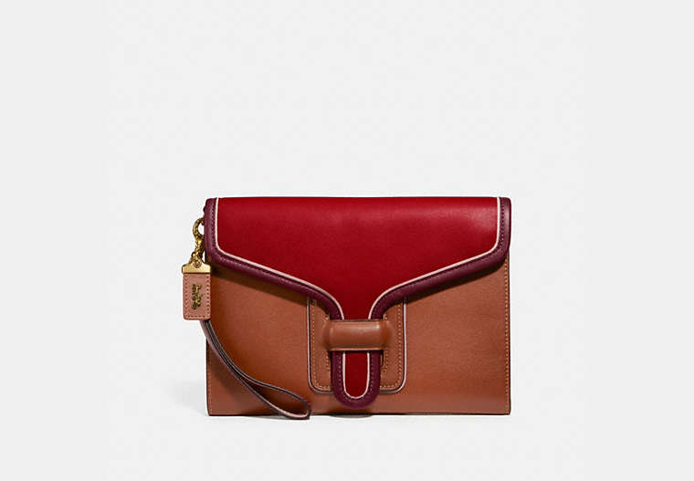 Courier Wristlet In Colorblock