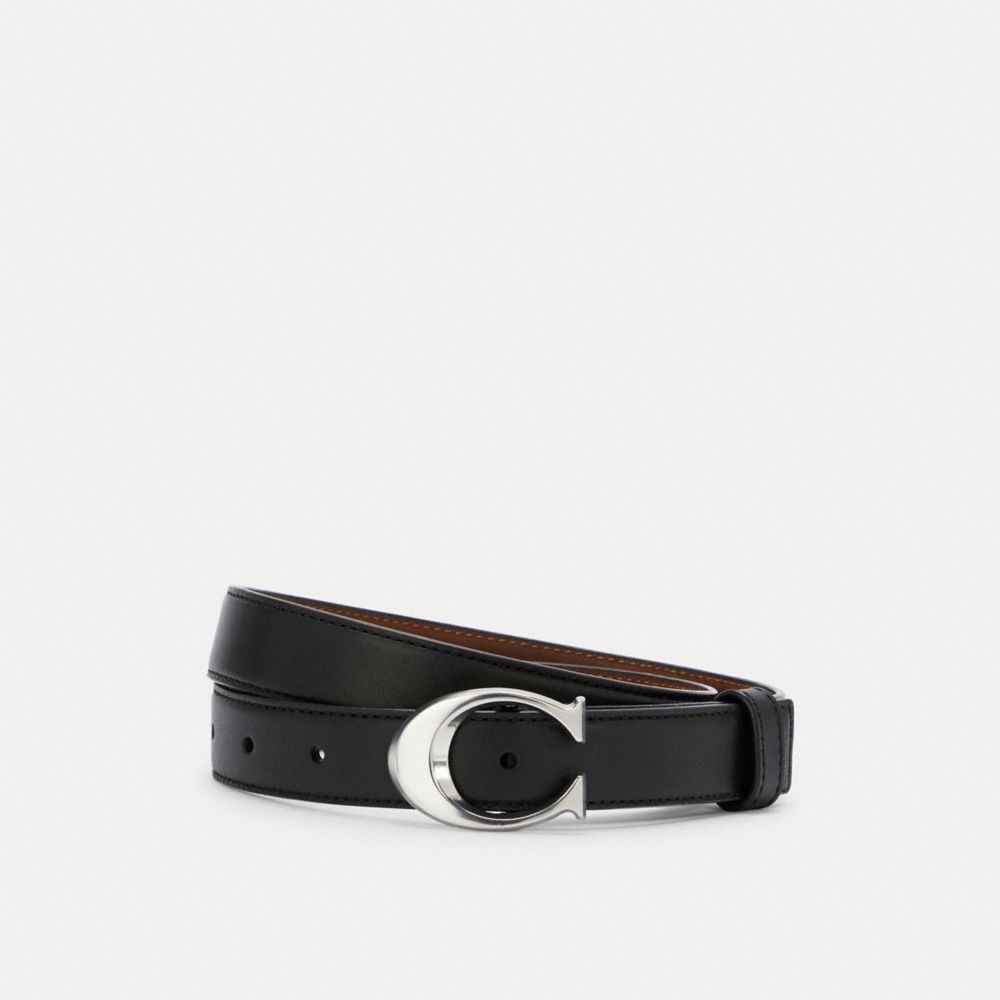 COACH®  Signature Buckle Belt, 25 Mm