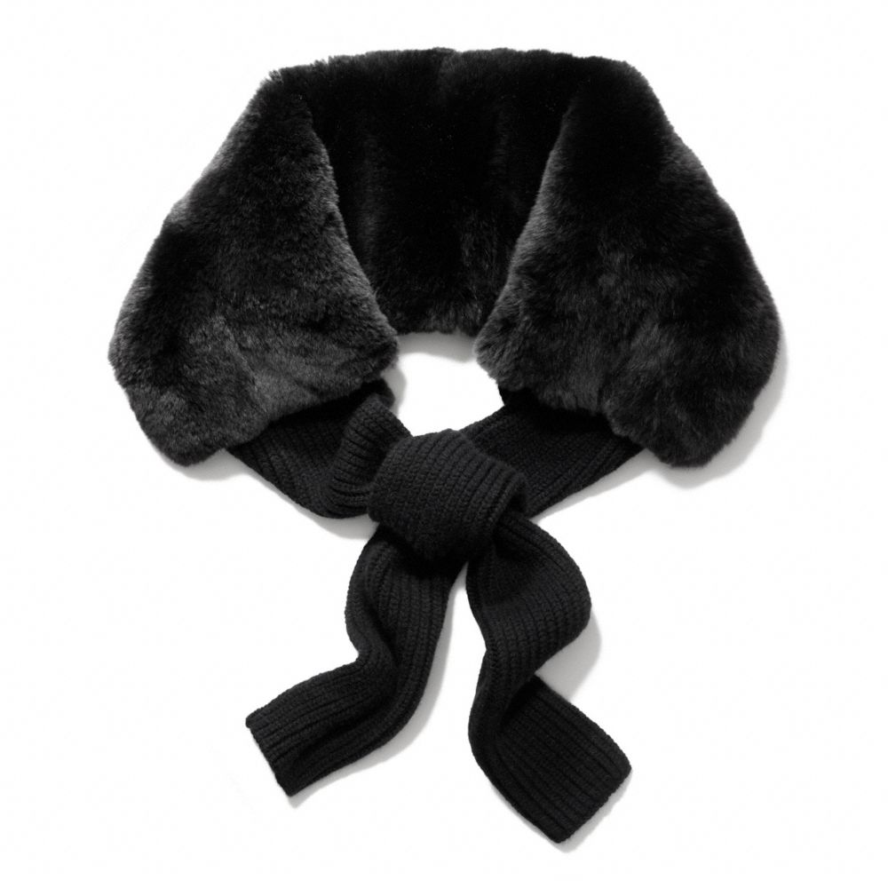 Rabbit Fur Cashmere Tie | COACH®