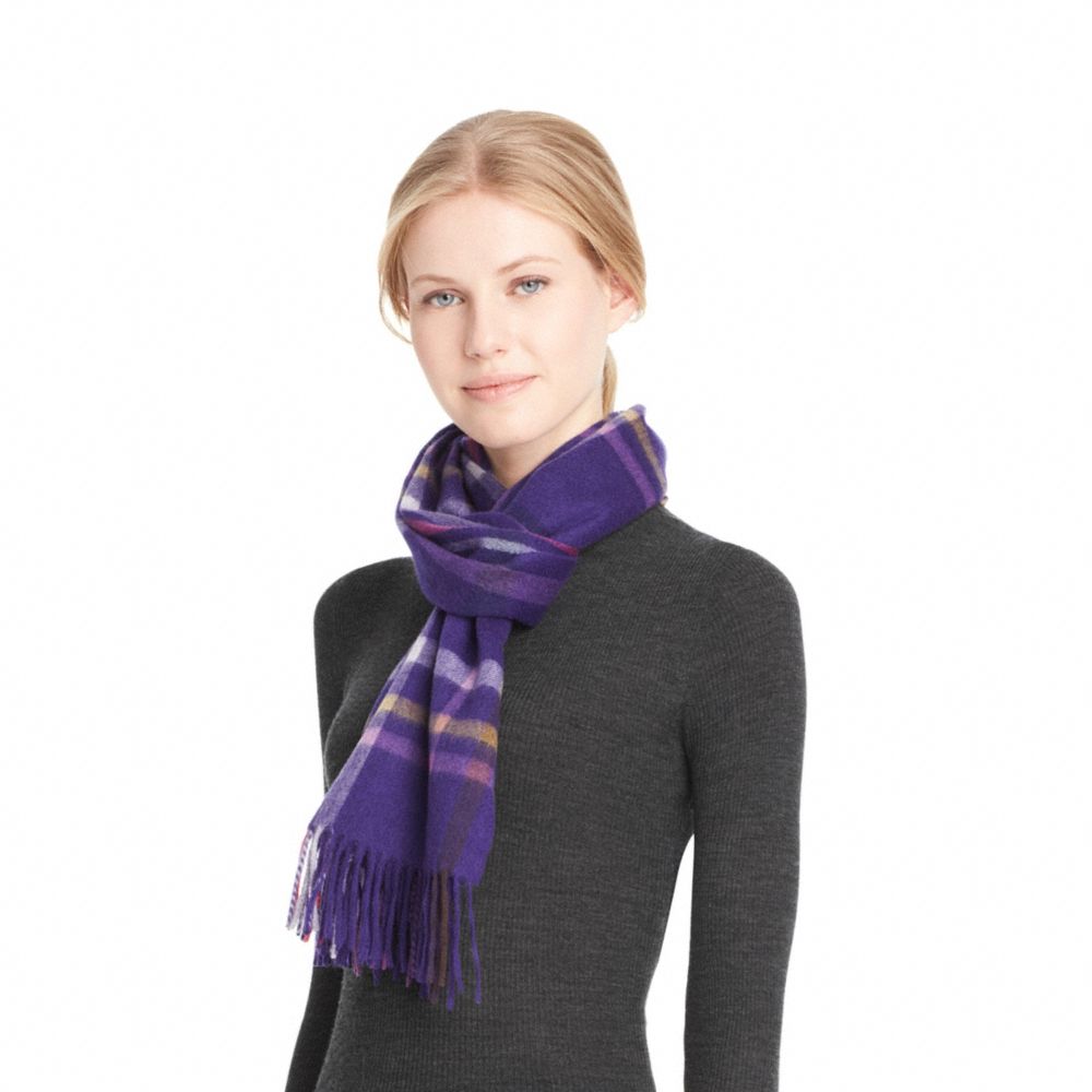 Cashmere Tattersall Scarf