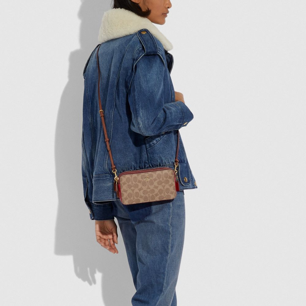 Kira crossbody in 2024 colorblock signature canvas