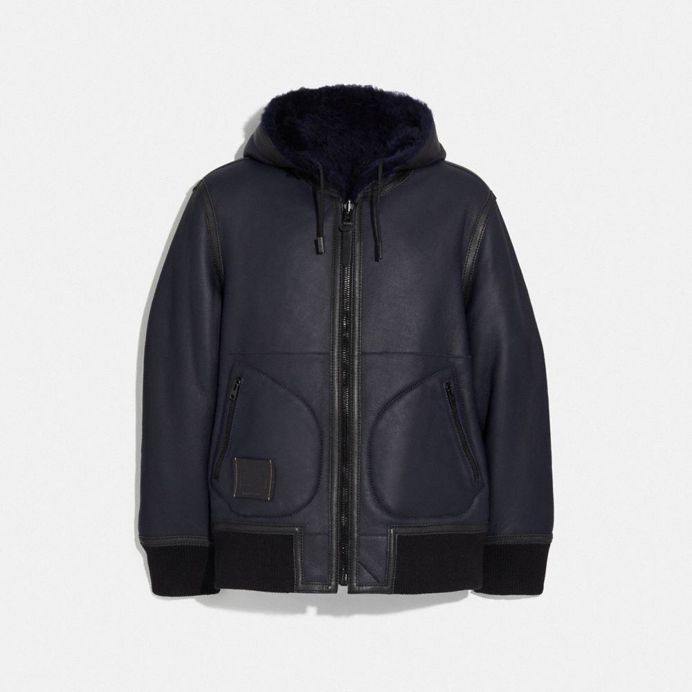 COACH COACH Reversible Shearling Hoodie