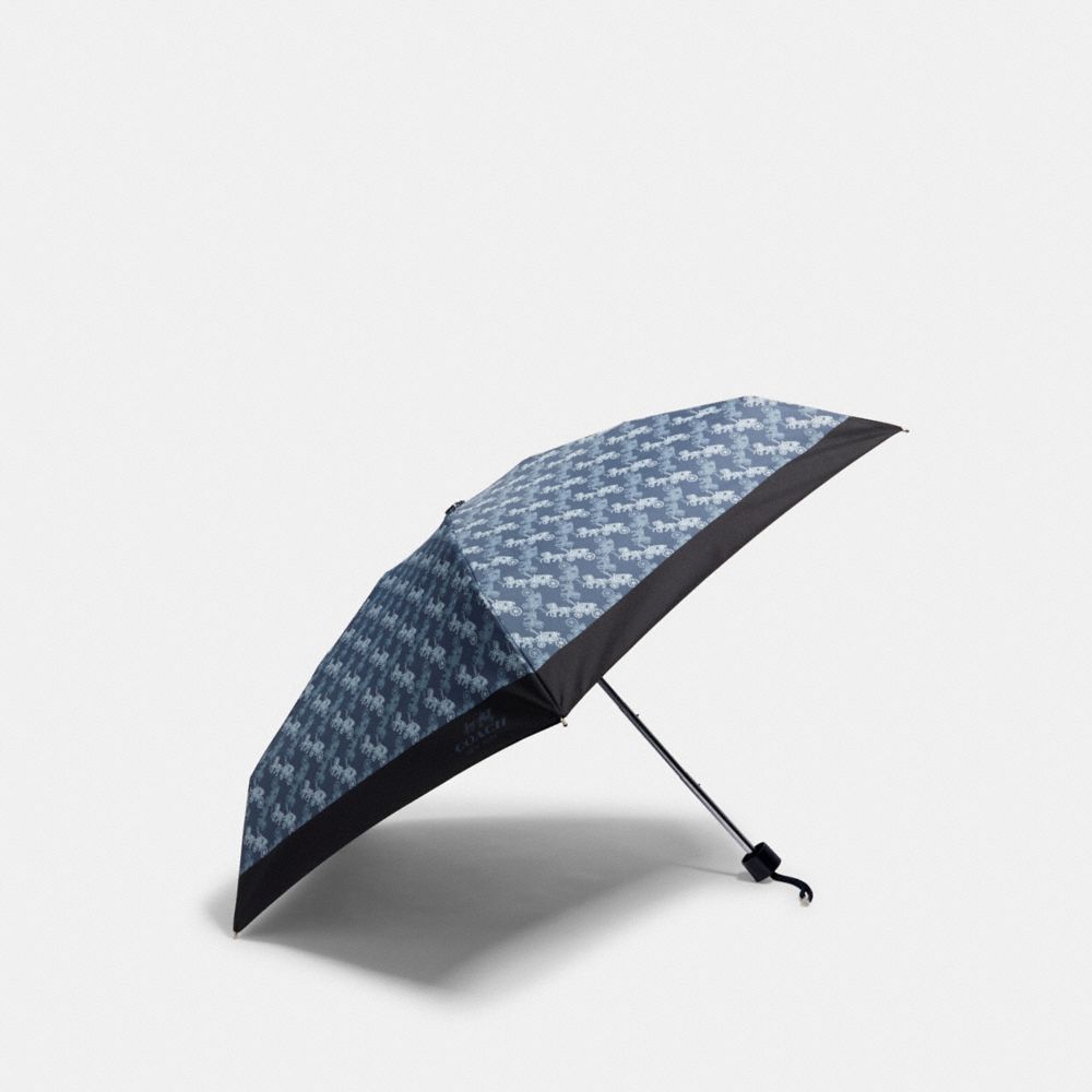 Mini Umbrella With Horse And Carriage Print