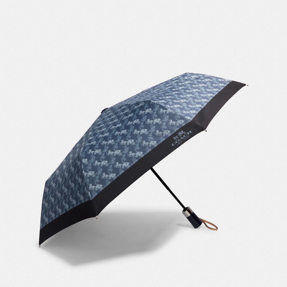 Umbrella With Horse And Carriage Print