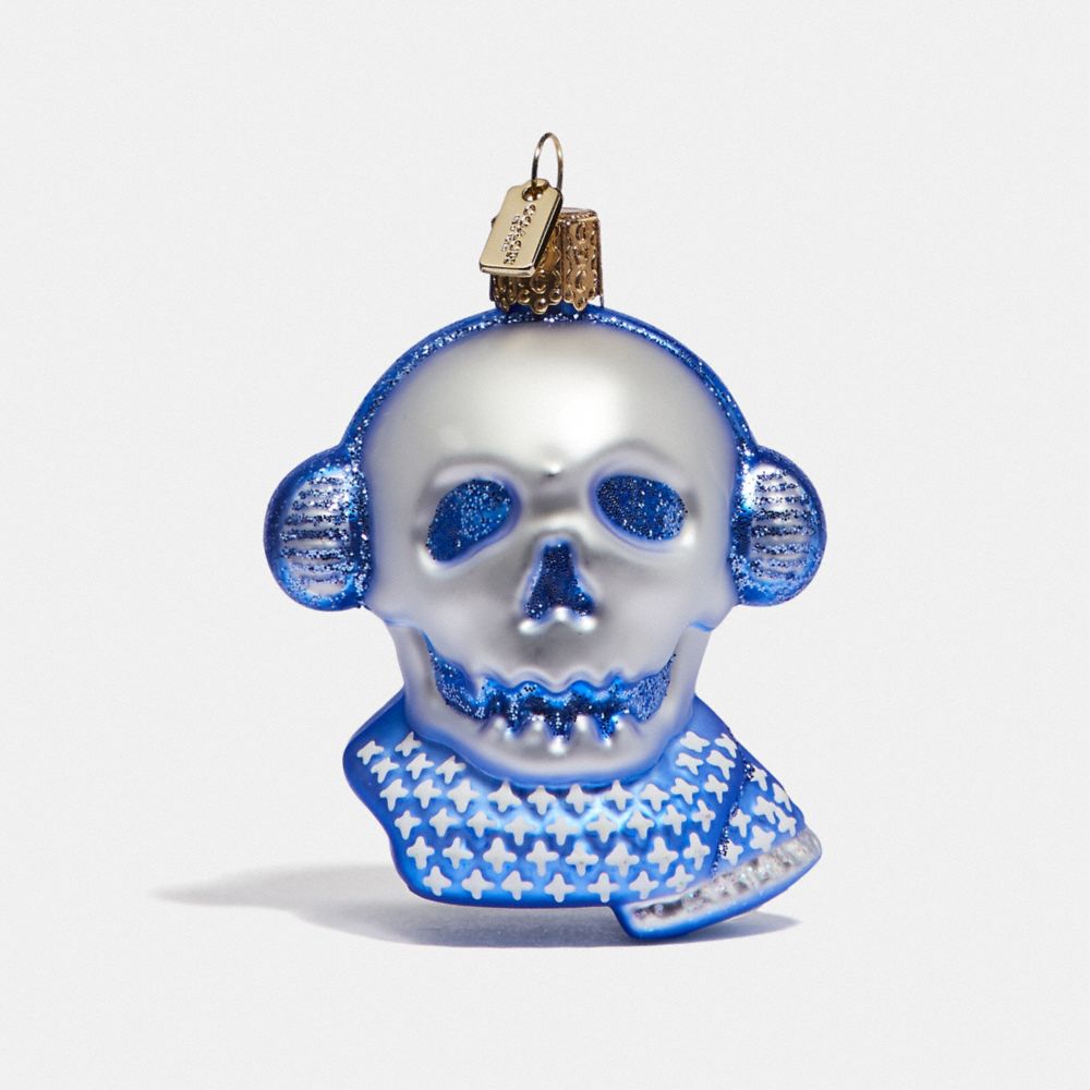 Bonesy Glass Ornament