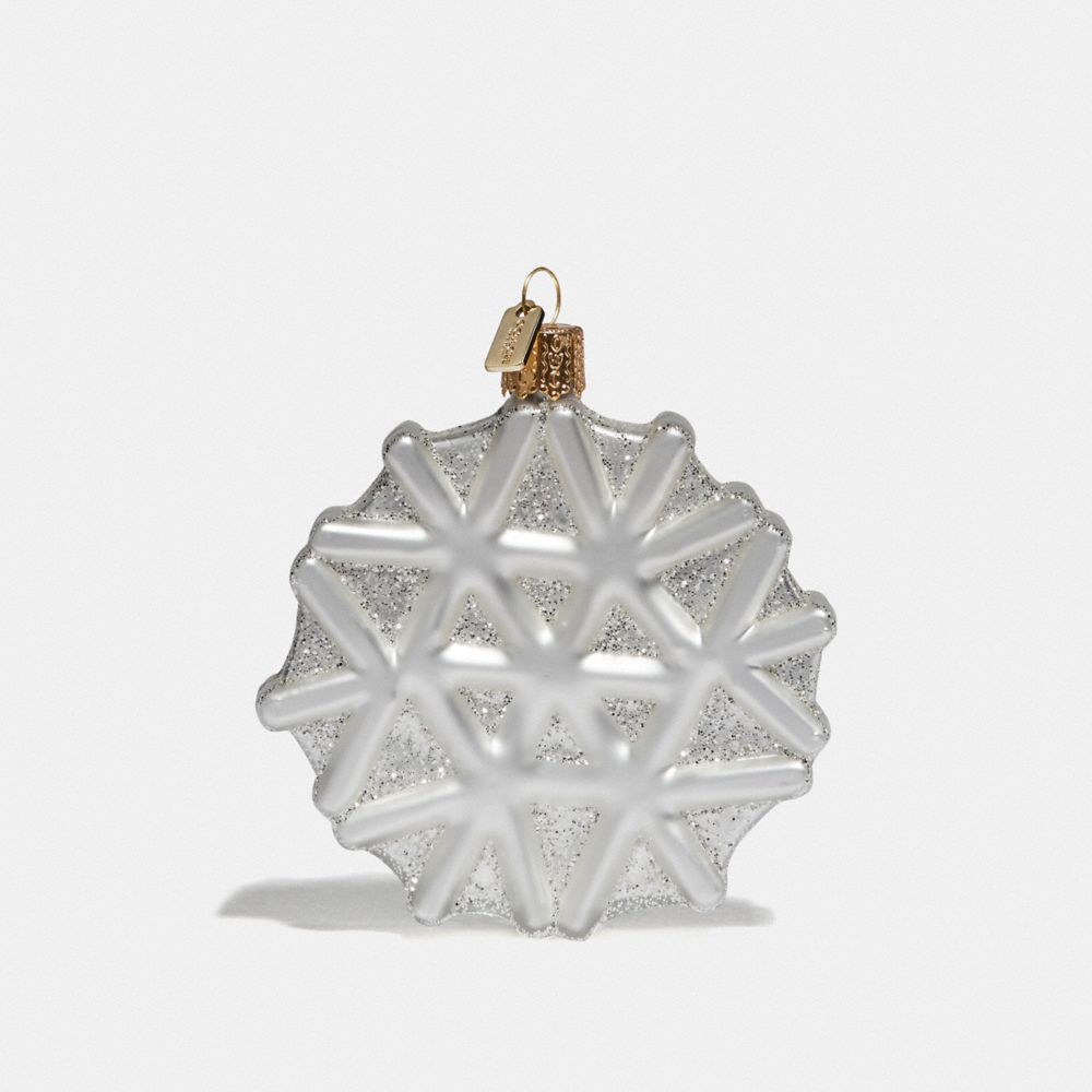 Snowflake Glass Ornament