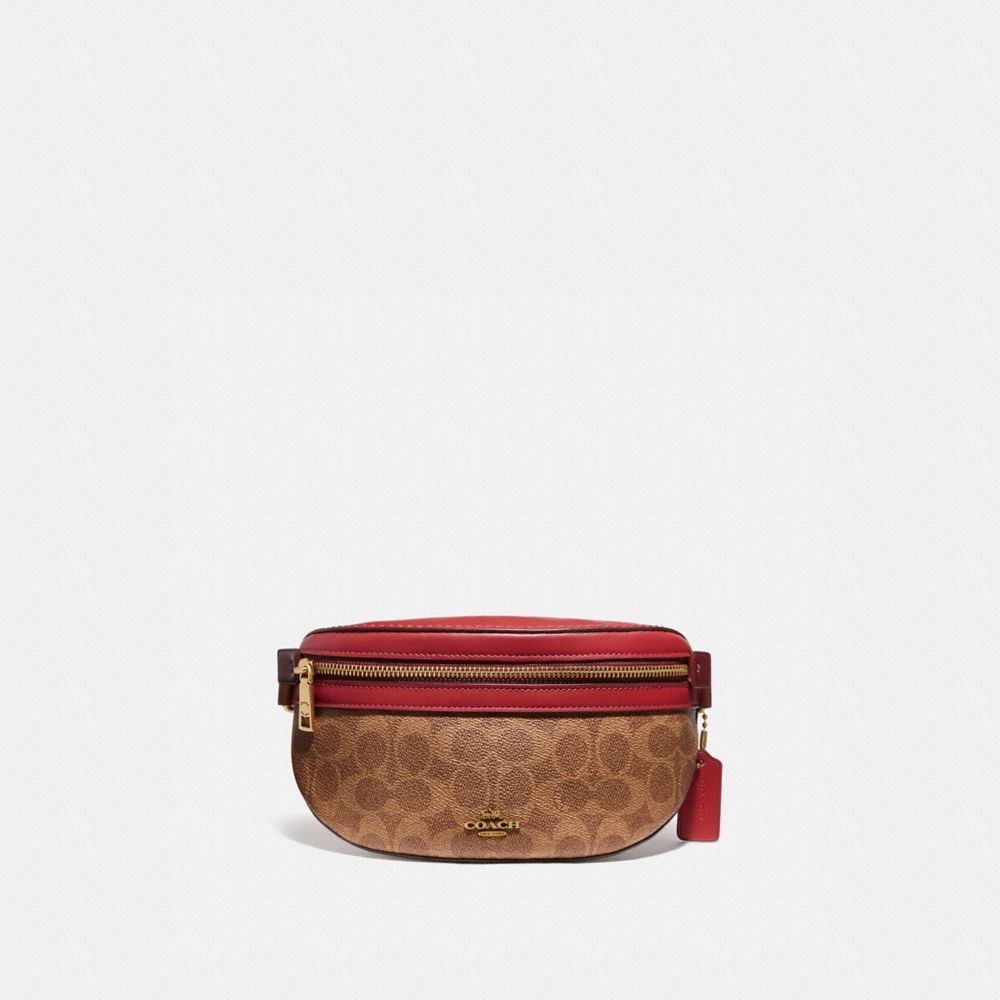 COACH Bethany Belt Bag In Colorblock Signature Canvas