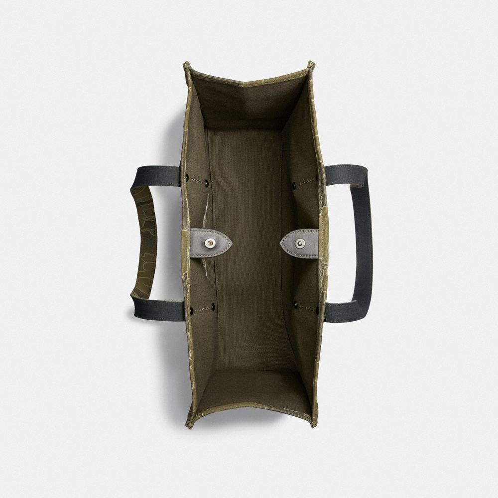 COACH®,Coach X Michael B. Jordan Tote 42,,Inside View,Top View