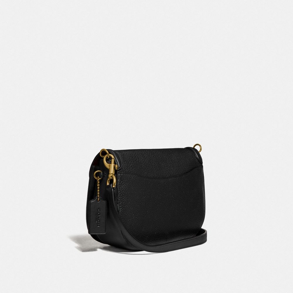 COACH®,Kat Saddle Bag,,Angle View