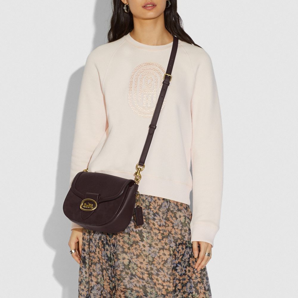 COACH®,Kat Saddle Bag,,Detail View