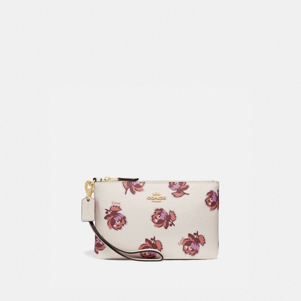 Small Wristlet With Posey Cluster Print