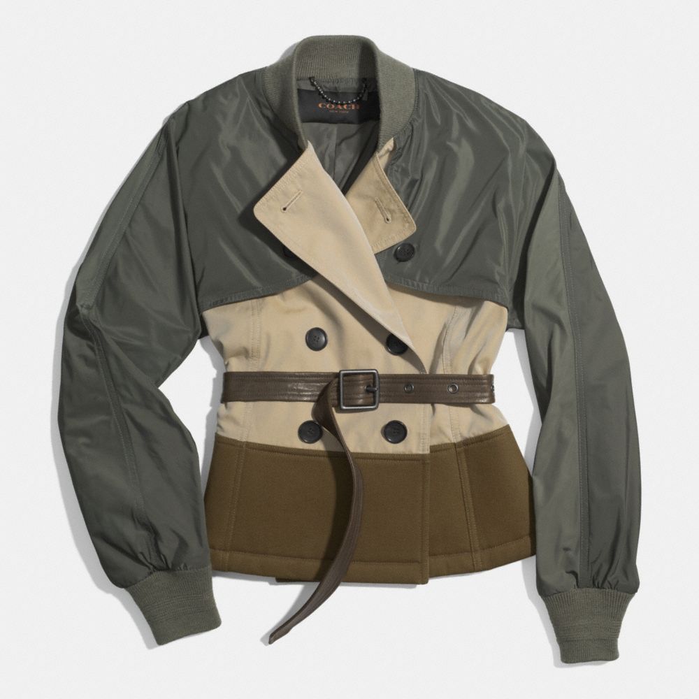 Short Mixed Materials Bomber Trench