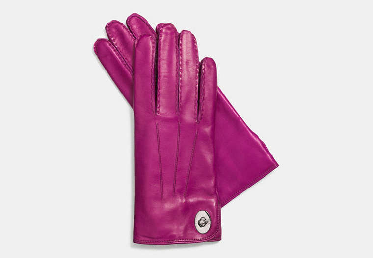 Leather Turnlock Glove