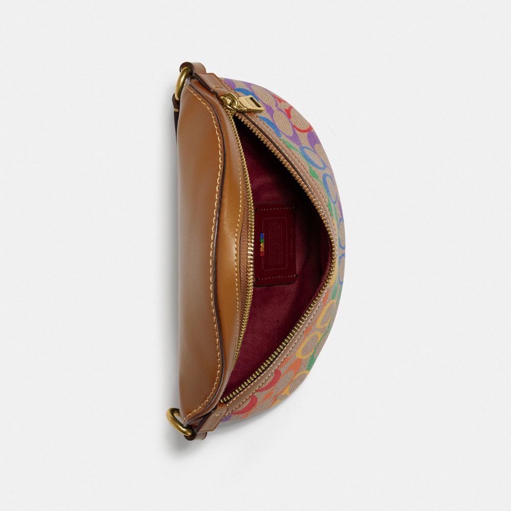 Bethany Belt Bag In Rainbow Signature Canvas