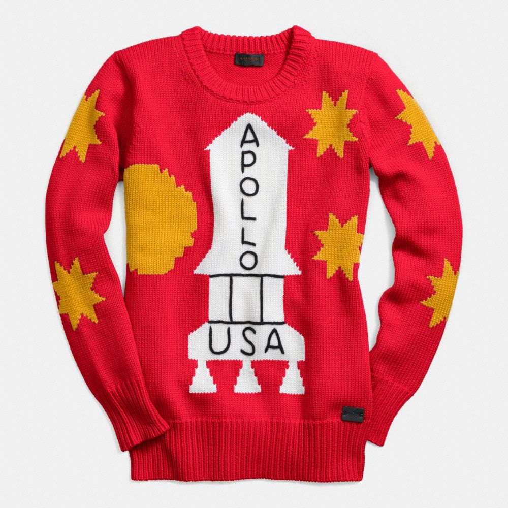 Danny Intarsia Crewneck Sweater