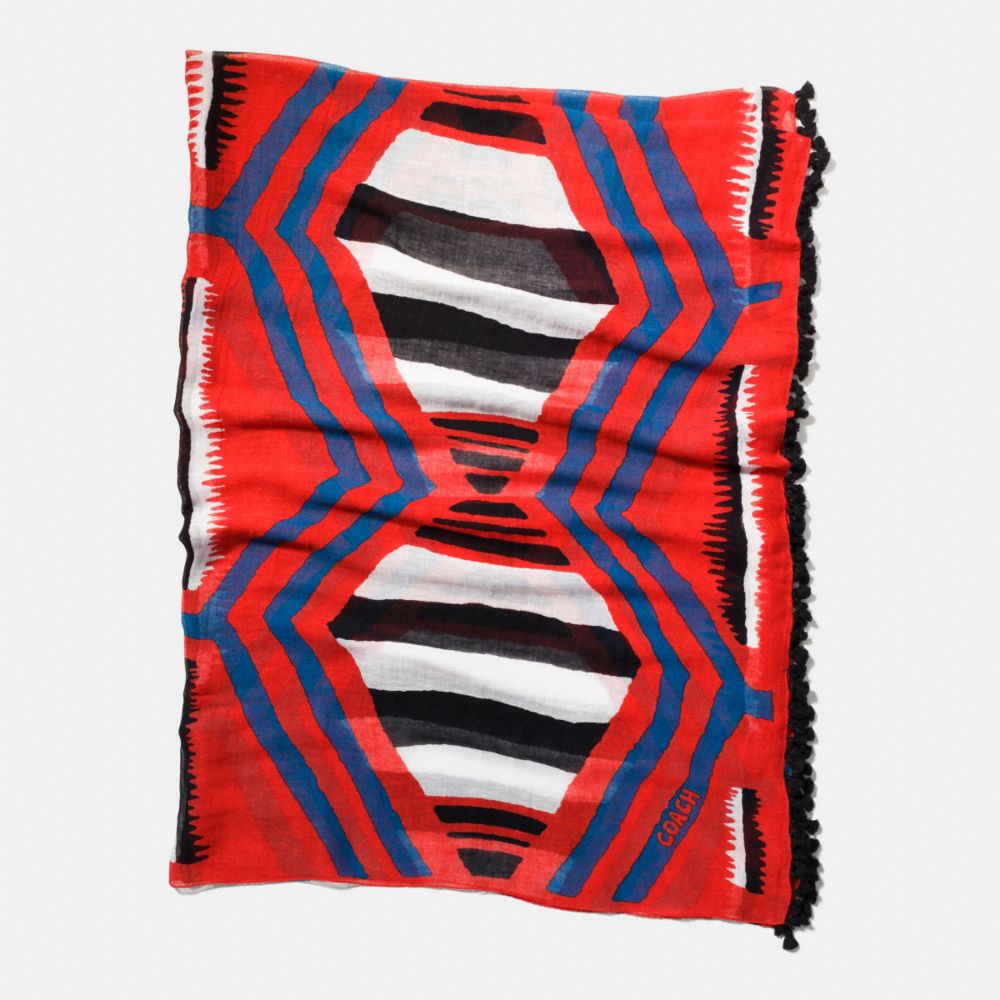 Fire Dance Shawl With Tassels