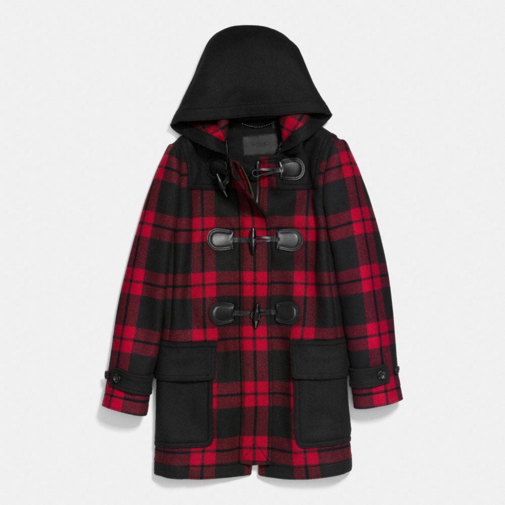 Mount Plaid Duffle Coat