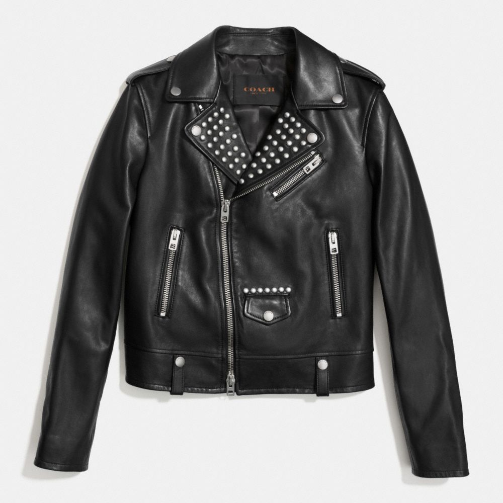 Embellished Easy Moto Jacket