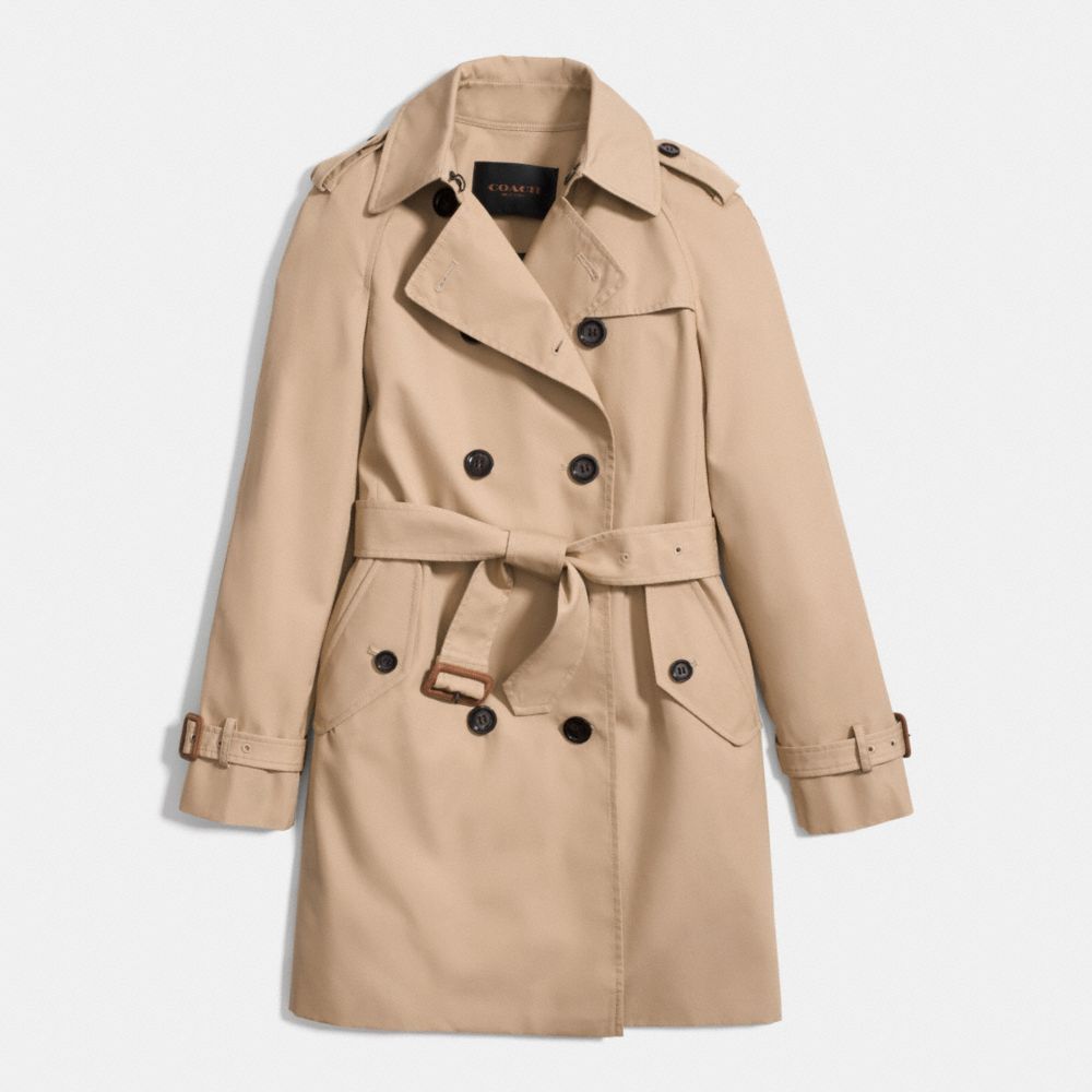 Coach women's hot sale trench coat