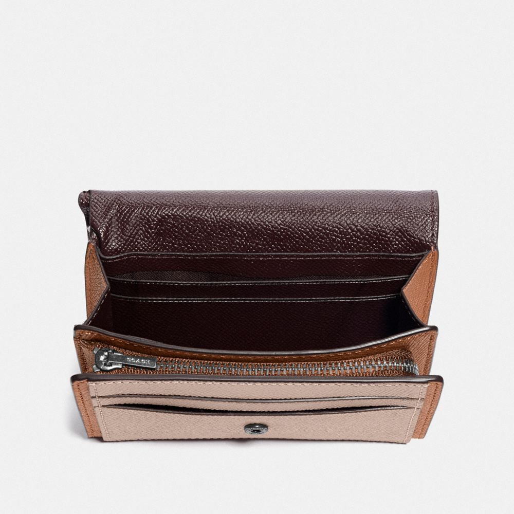 COACH® | Medium Flap Wallet In Colorblock