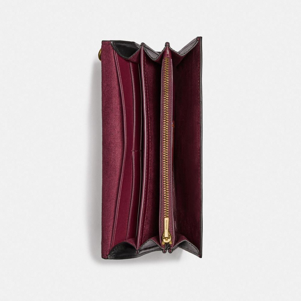 COACH®,Tabby Chain Clutch In Colorblock Signature Canvas,,Inside View,Top View