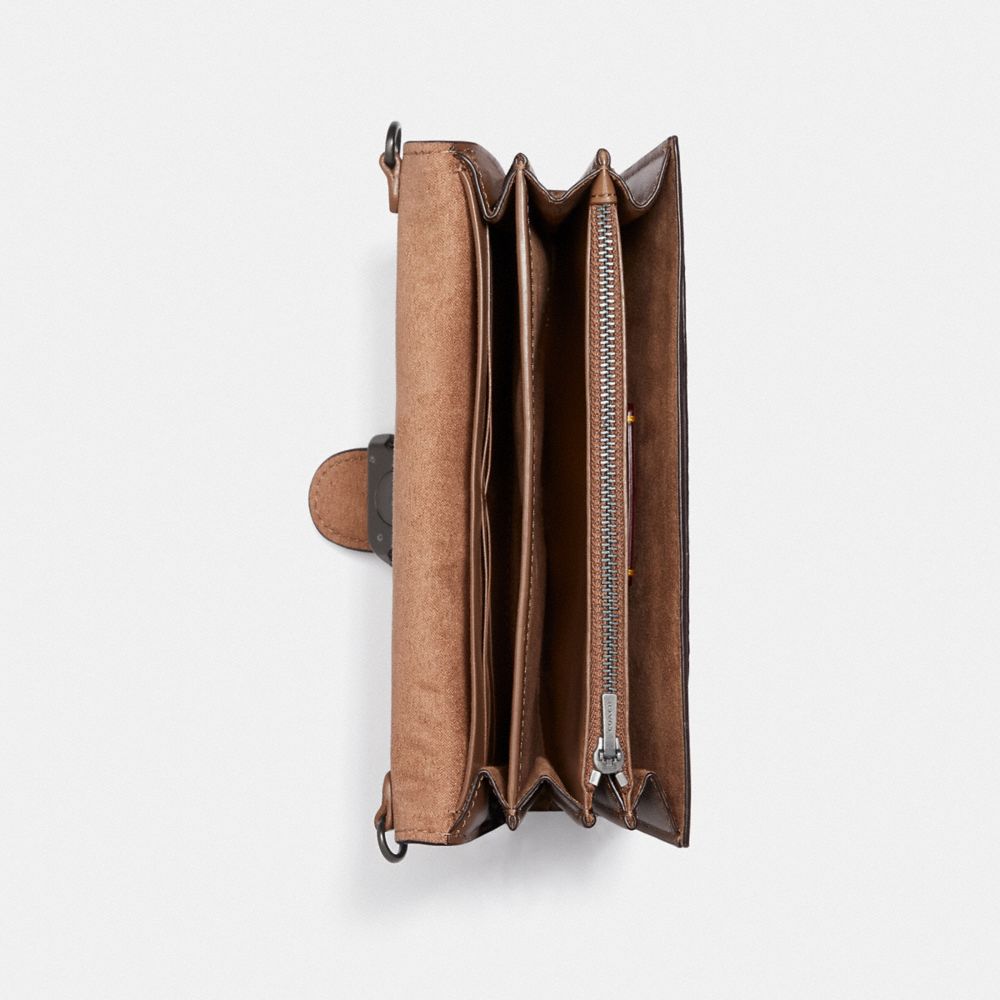COACH®,Tabby Chain Clutch In Colorblock Signature Canvas,,Inside View,Top View