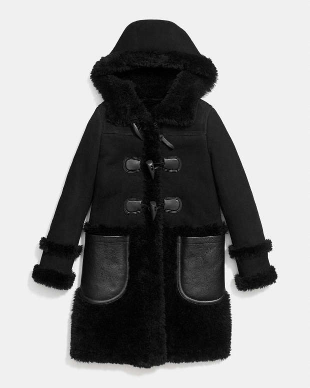 Sheepskin Duffle Coat | COACH®