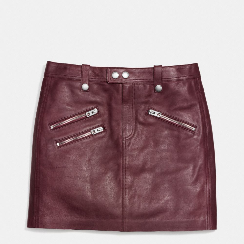 Multi Zip Skirt