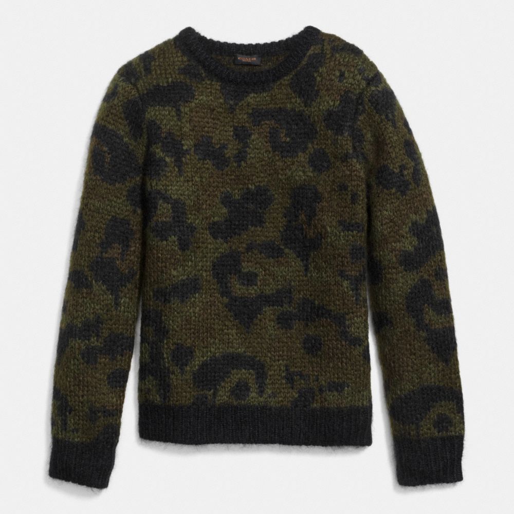 Camo Print Crewneck