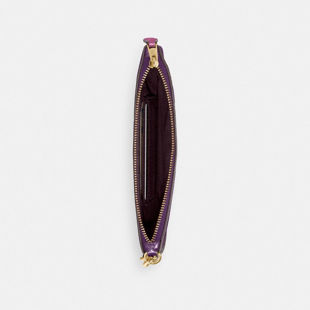 COACH®,Small Wristlet In Colorblock,,Inside View,Top View