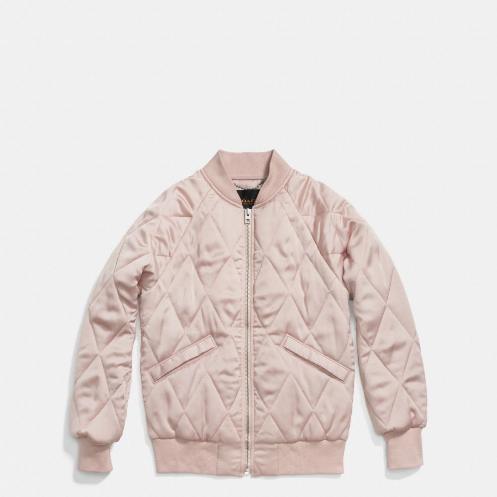 Quilted Blouson Jacket