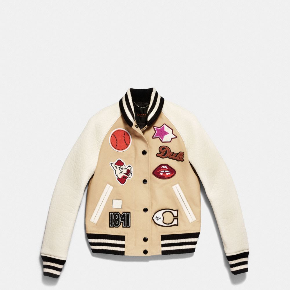 Veste Varsity en coton