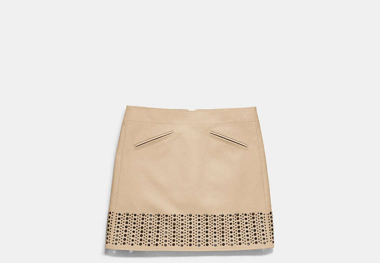 Grommet Cotton Bandeau Skirt